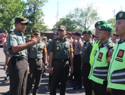 Pesan Dandim 0830/Surabaya Utara, Agar Pasukan Pengamanan VVIP Jangan Lengah